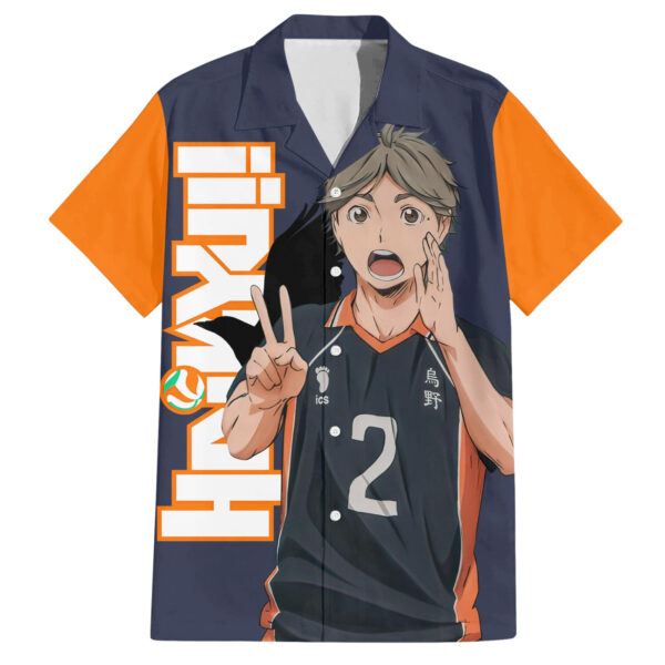 Chemise hawaïenne Koshi Sugawara Karasuno - Maison Otaku