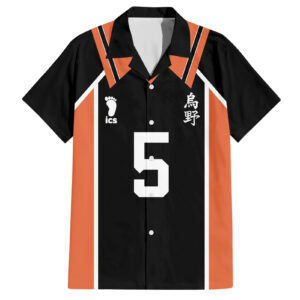 Chemise hawaïenne Ryunosuke Tanaka Karasuno classique - Maison Otaku
