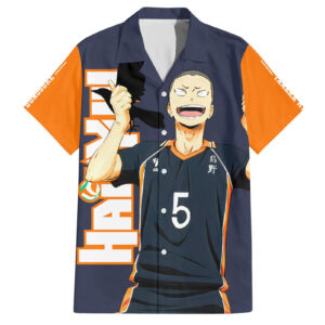 Chemise hawaïenne Ryunosuke Tanaka Karasuno - Maison Otaku