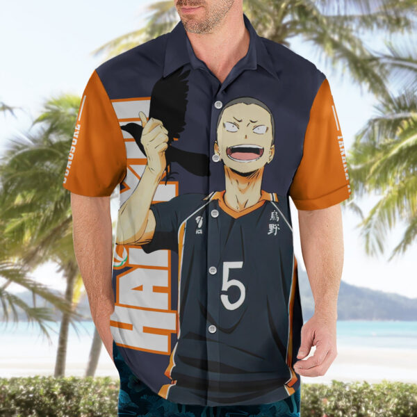 Chemise hawaïenne Ryunosuke Tanaka Karasuno - Maison Otaku – Image 3