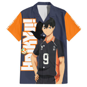Chemise hawaïenne Tobio Kageyama Karasuno - Maison Otaku