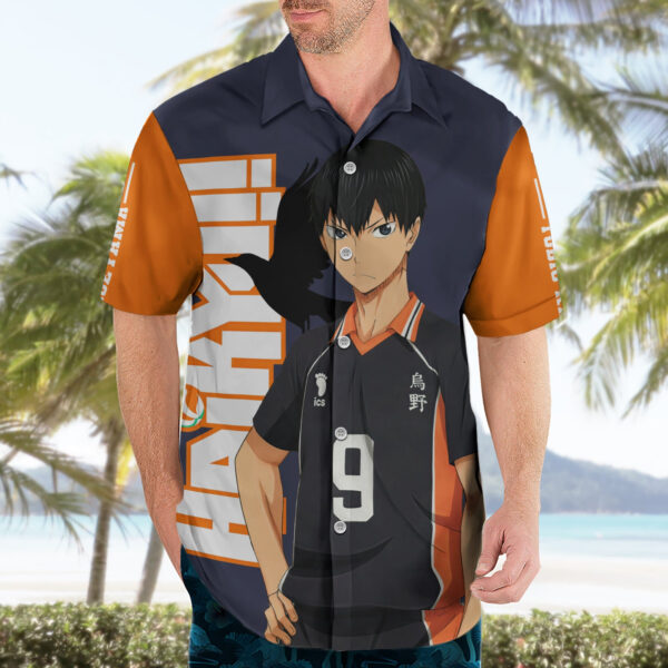 Chemise hawaïenne Tobio Kageyama Karasuno - Maison Otaku – Image 3