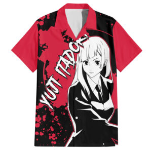 Chemise hawaïenne Kasumi Miwa Jujutsu Kaisen style manga - Maison Otaku