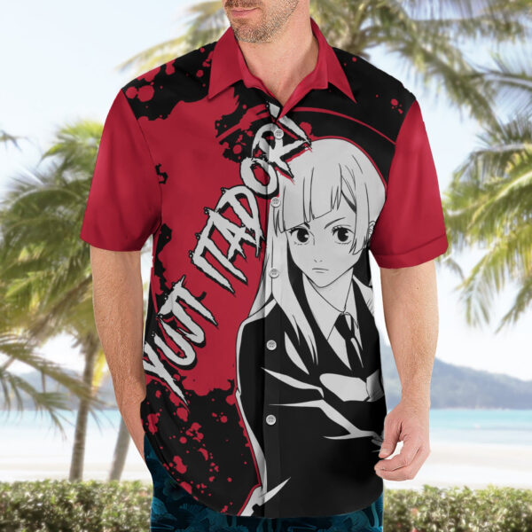 Chemise hawaïenne Kasumi Miwa Jujutsu Kaisen style manga - Maison Otaku – Image 3