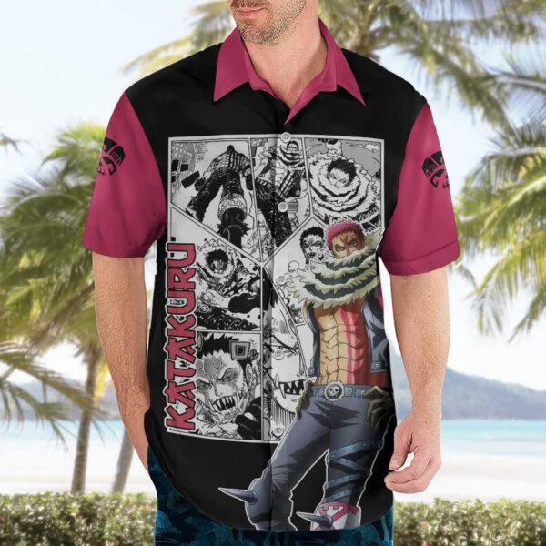 Chemise hawaïenne Katakuri One Piece Manga Mix Anime - Maison Otaku – Image 3