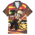 Chemise hawaïenne Katsuki Bakugo My Hero Academia Dynamight Anime – Maison Otaku