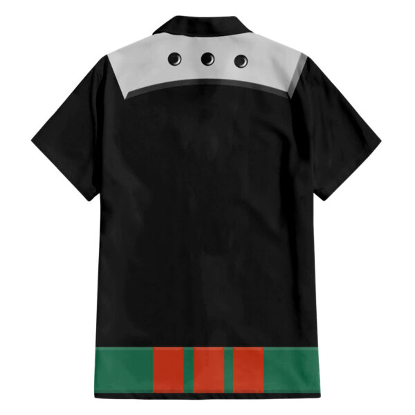 Chemise hawaïenne Katsuki Bakugo uniforme de héros Anime - Maison Otaku – Image 2