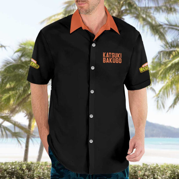 Chemise hawaïenne Katsuki Bakugo V2 My Hero Academia Anime - Maison Otaku – Image 3