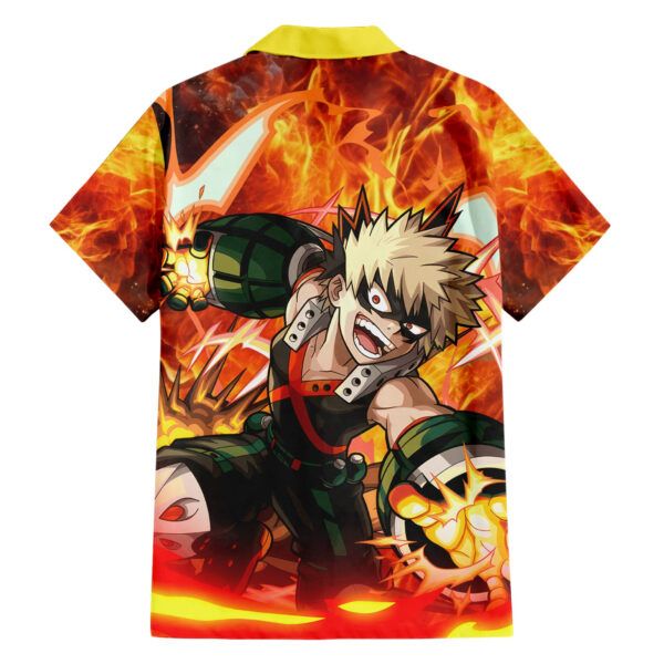 Chemise hawaïenne Katsuki Bakugou My Hero Academia Anime - Maison Otaku – Image 2
