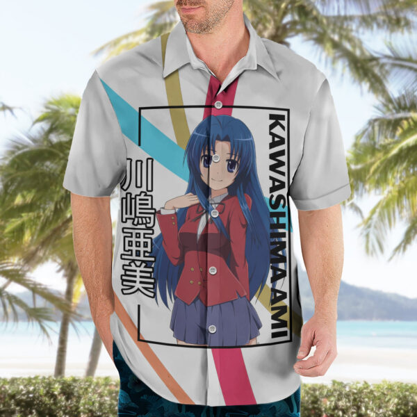 Chemise hawaïenne Ami Kawashima Toradora Anime - Maison Otaku – Image 3