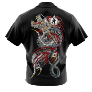 Chemise hawaïenne Tatouage Kazuma Kiryu Like A Dragon - Maison Otaku