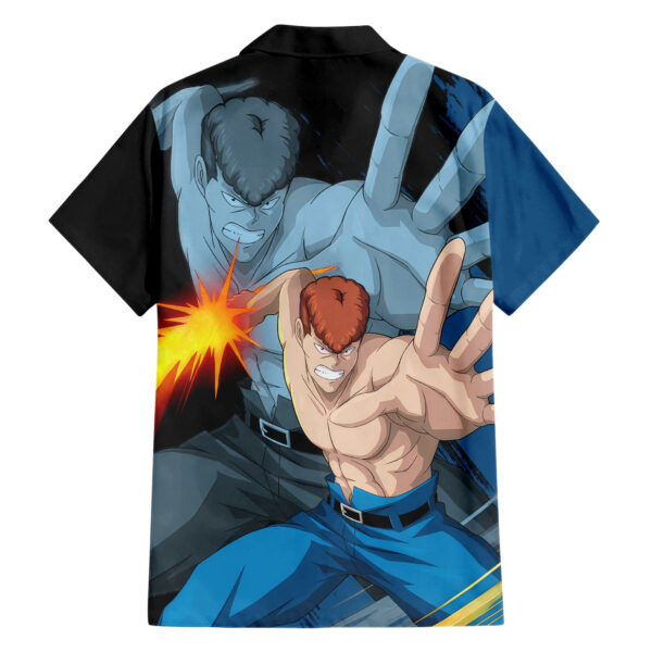 Chemise hawaïenne Kazuma Kuwabara Yu Yu Hakusho - Maison Otaku – Image 2