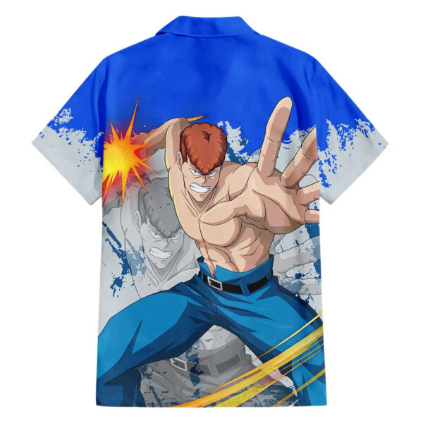 Chemise hawaïenne Kazuma Kuwabara Yu Yu Hakusho Anime - Maison Otaku – Image 2