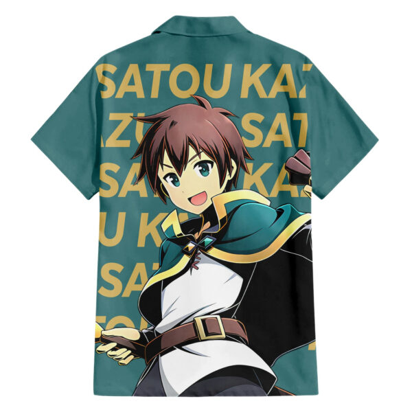 Chemise hawaïenne Kazuma Satou KonoSuba Anime - Maison Otaku – Image 2