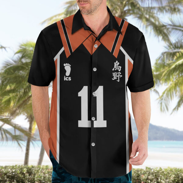 Chemise hawaïenne Kei Tsukishima Karasuno - Maison Otaku – Image 3