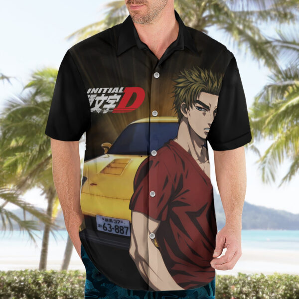 Chemise hawaïenne Keisuke Takahashi Initial D Anime - Maison Otaku – Image 3