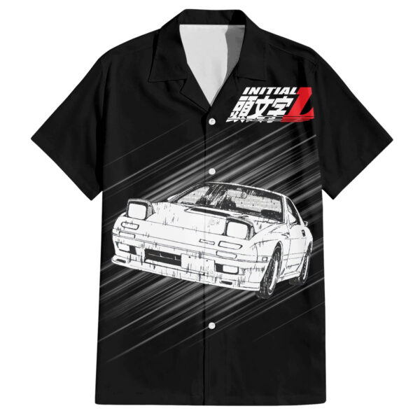 Chemise hawaïenne Keisuke Takahashi RX-7 Initial D Manga Mix - Maison Otaku
