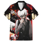 Chemise hawaïenne Ken Kaneki Tokyo Ghoul – Maison Otaku