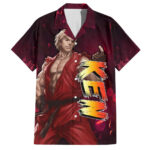 Chemise hawaïenne Ken Street Fighter Anime – Maison Otaku