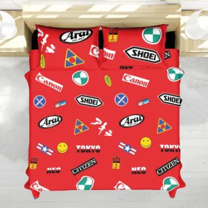 Housse De Couette Akira Autocollants Moto Kaneda Parure de lit Ensemble De Literie