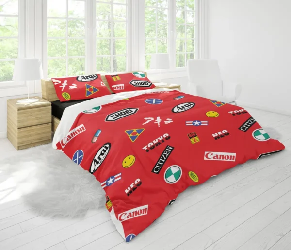 Housse De Couette Akira Autocollants Moto Kaneda Parure de lit Ensemble De Literie – Image 2