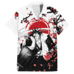 Chemise hawaïenne Kenpachi Zaraki style japonais Anime – Maison Otaku