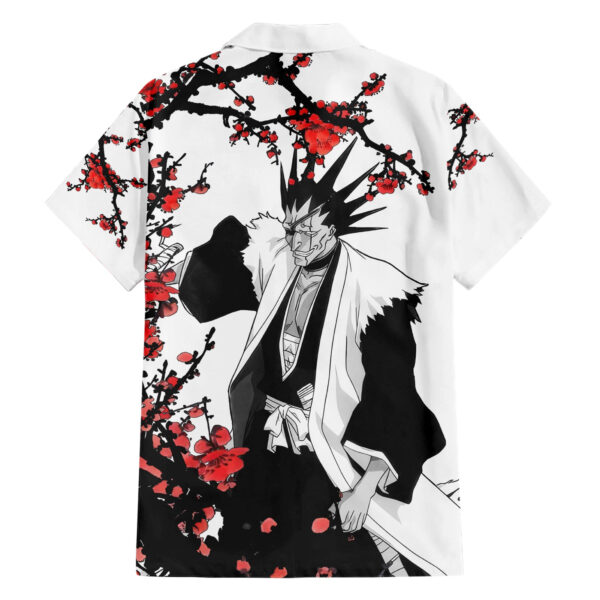 Chemise hawaïenne Kenpachi Zaraki style japonais Anime - Maison Otaku – Image 2