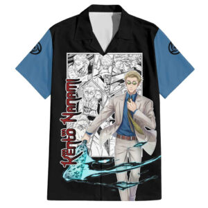 Chemise hawaïenne Kento Nanami Jujutsu Kaisen Manga Mix - Maison Otaku