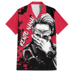 Chemise hawaïenne Kento Nanami Jujutsu Kaisen style manga – Maison Otaku