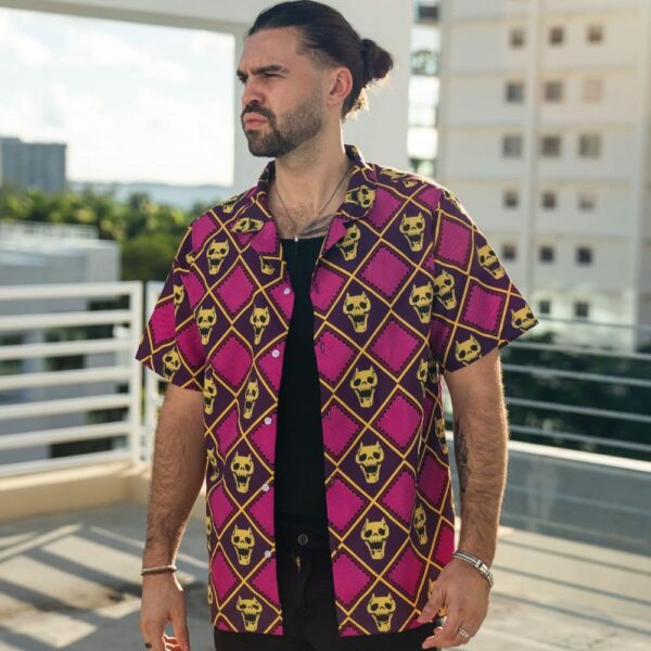 Chemise hawaïenne Yoshikage Kira Killer Queen JoJo’s Bizarre Adventure - Maison Otaku – Image 2