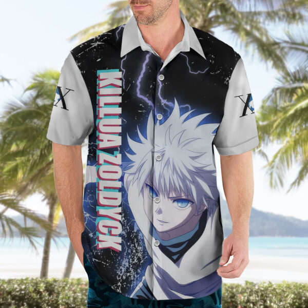 Chemise hawaïenne Killua Zoldyck classique - Maison Otaku – Image 3
