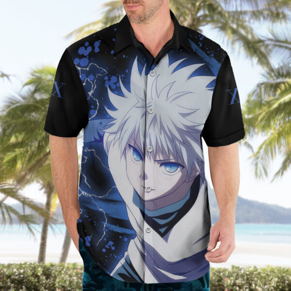 Chemise hawaïenne Killua Zoldyck Hunter x Hunter - Maison Otaku – Image 3