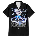 Chemise hawaïenne Killua Zoldyck Hunter x Hunter style japonais – Maison Otaku