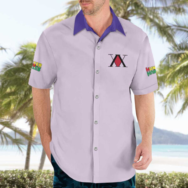 Chemise hawaïenne Killua Zoldyck Hunter x Hunter Anime V4 - Maison Otaku – Image 3