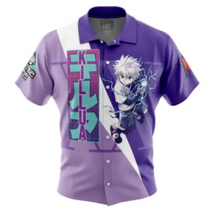 Chemise hawaïenne Killua Zoldyck V3 Hunter x Hunter - Maison Otaku
