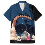 Chemise hawaïenne Inosuke Kimetsu Demon Slayer – Maison Otaku