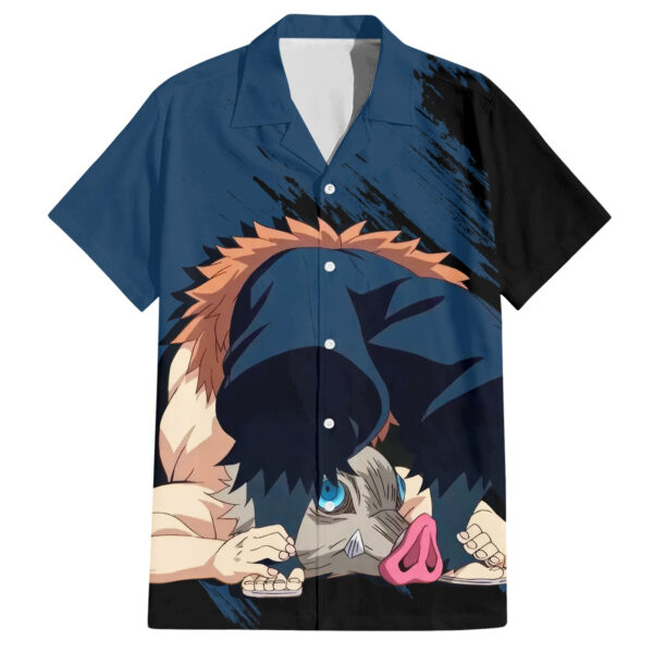 Chemise hawaïenne Inosuke Kimetsu Demon Slayer - Maison Otaku