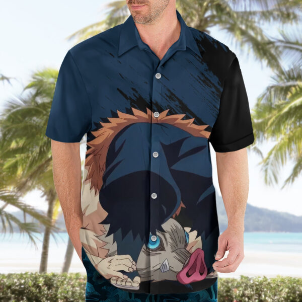 Chemise hawaïenne Inosuke Kimetsu Demon Slayer - Maison Otaku – Image 3