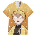 Chemise hawaïenne Zenitsu Kimetsu Demon Slayer humour Anime – Maison Otaku