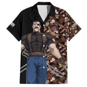 Chemise hawaïenne King Bradley Fullmetal Alchemist Anime - Maison Otaku