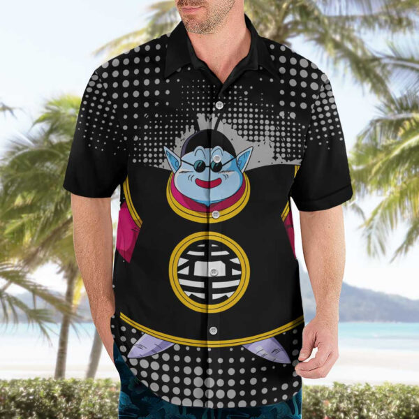 Chemise hawaïenne Kaio Shin Dragon Ball Anime - Maison Otaku – Image 3