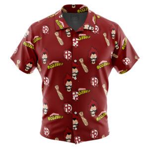 Chemise hawaïenne Kirishima Red Riot My Hero Academia - Maison Otaku