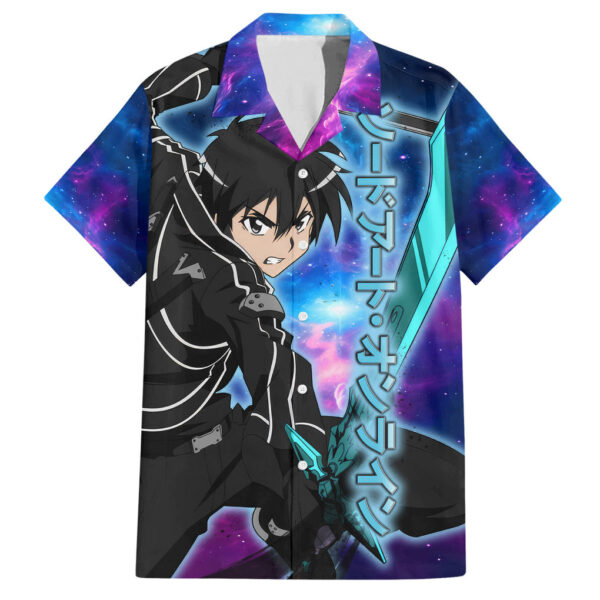 Chemise hawaïenne Kirito style galaxie Sword Art Galaxy - Maison Otaku