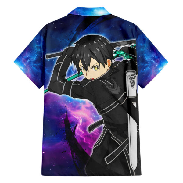 Chemise hawaïenne Kirito style galaxie Sword Art Galaxy - Maison Otaku – Image 2