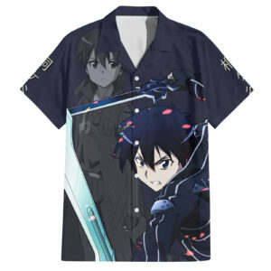Chemise hawaïenne Kirito classique - Maison Otaku