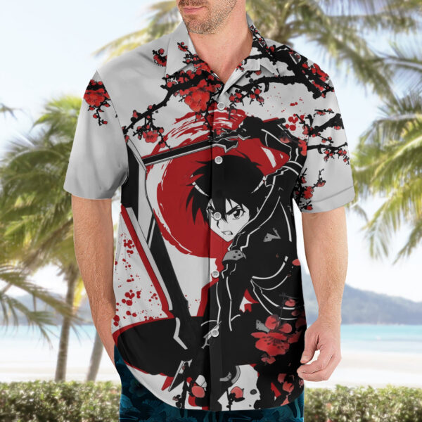 Chemise hawaïenne Kirito Sword Art Online Japon Anime - Maison Otaku – Image 3