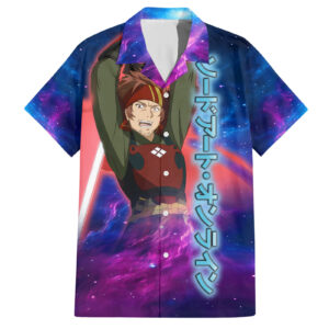 Chemise hawaïenne Klein Sword Art Galaxy - Maison Otaku