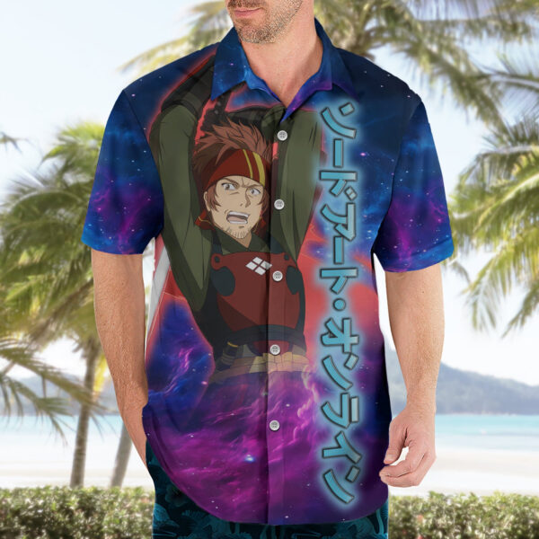 Chemise hawaïenne Klein Sword Art Galaxy - Maison Otaku – Image 3
