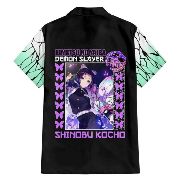 Chemise hawaïenne Shinobu Kocho Demon Slayer Anime - Maison Otaku – Image 2