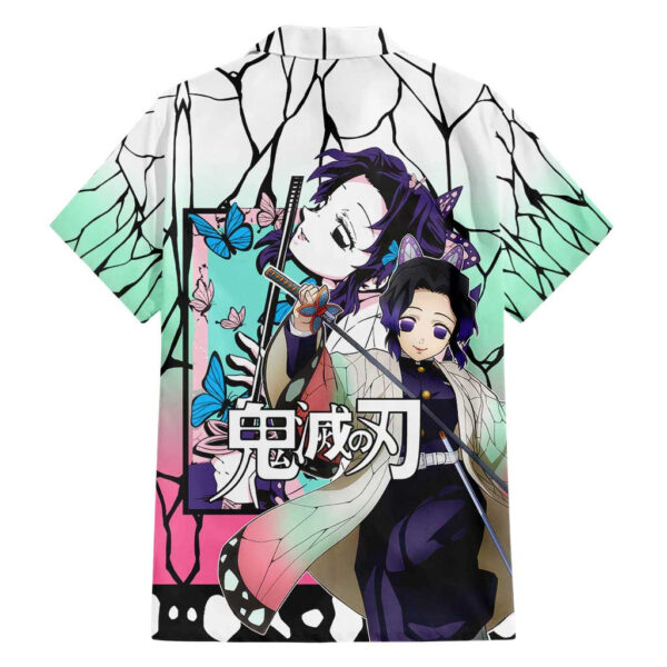Chemise hawaïenne Shinobu Kocho Haori Demon Slayer Anime - Maison Otaku – Image 2
